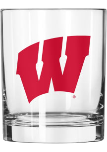 Wisconsin Badgers 14oz Gameday Design Rock Glass - Red