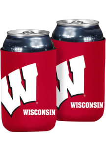 Logo Brands Wisconsin Badgers 12oz Oversized Logo Coolie