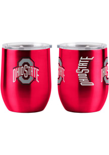 Ohio State Buckeyes 16oz Curved Ultra Wine Stainless Steel Stemless - Red