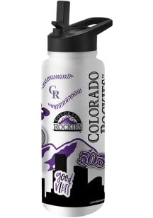 Colorado Rockies 34oz Native Quencher Stainless Steel Bottle - Purple
