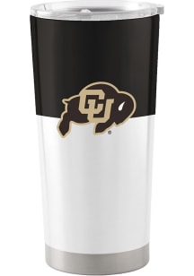 Logo Brands Colorado Buffaloes 20oz Colorblock Stainless Steel Tumbler - Silver