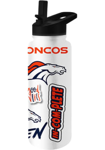 Denver Broncos 34oz Native Quencher Stainless Steel Bottle - Navy Blue