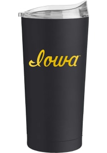 Logo Brands Iowa Hawkeyes Vault 20oz Flipside Powder Coat Stainless Steel Tumbler - Black