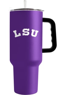 Logo Brands LSU Tigers Vault 40oz Flipside Powder Coat Stainless Steel Tumbler - Purple