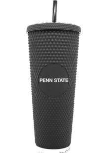 Penn State Nittany Lions 24oz Black Studded Straw Tumbler