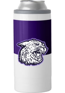 Logo Brands K-State Wildcats Throwback  Colorblock 12oz Slim Stainless Steel Coolie