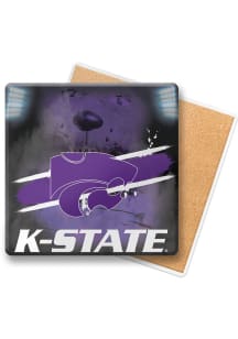 K-State Wildcats Wood Coaster - Purple