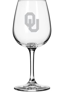 Oklahoma Sooners 12oz Wine Glass - Red