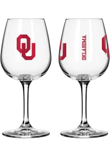 Oklahoma Sooners 12oz Gameday Wine Glass - Red