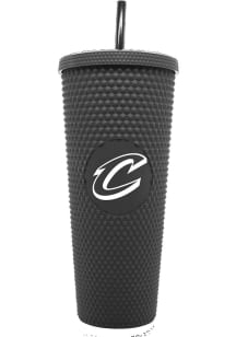 Cleveland Cavaliers 24oz Black Studded Straw Tumbler