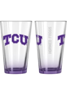 TCU Horned Frogs 16oz Elite Pint Glass - Purple