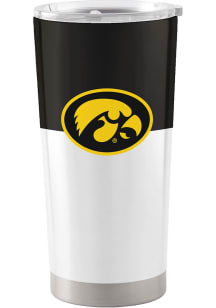 Logo Brands Iowa Hawkeyes 20oz Colorblock Stainless Steel Tumbler - Black