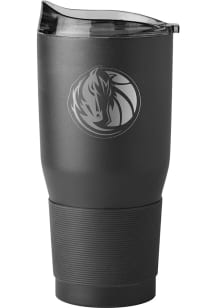 Logo Brands Dallas Mavericks 30 OZ Black Powder Coat Stainless Steel Tumbler - Black