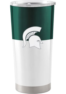 Logo Brands Michigan State Spartans 20oz Colorblock Stainless Steel Tumbler - Green