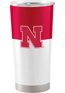 Logo Brands Nebraska Cornhuskers 20oz Colorblock Stainless Steel Tumbler - Red