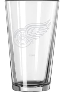 Detroit Red Wings 16 OZ Frost Pint Glass - Red