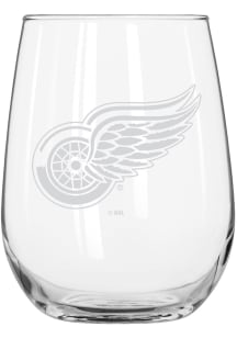 Detroit Red Wings 16 OZ Frost Curved Stemless Wine Glass - Red