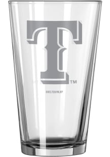 Texas Rangers 16 OZ Frost Pint Glass - White