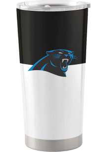 Logo Brands Carolina Panthers 20oz Colorblock Stainless Steel Tumbler - Black