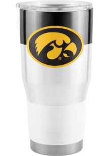 Logo Brands Iowa Hawkeyes 30oz Colorblock Stainless Steel Tumbler - Black