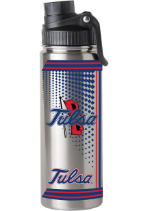 Tulsa Golden Hurricane 21 OZ Twist Top Hero Ultra Stainless Steel Bottle - Blue