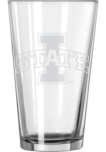 Iowa State Cyclones 16OZ Etch Pint Glass - White