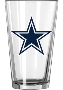 Dallas Cowboys 16OZ Letterman Pint Glass - Navy Blue