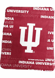 Indiana Hoosiers Classic Fleece Blanket - White