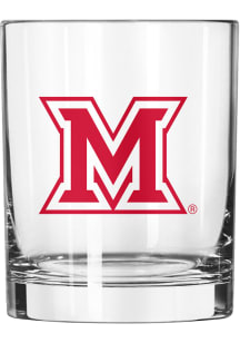 Miami RedHawks Gameday 14oz Rock Glass - Red