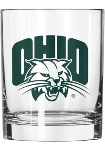 Ohio Bobcats Gameday 14oz Rock Glass - Green