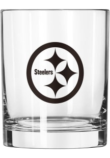 Pittsburgh Steelers Gameday 14oz Rock Glass - Black