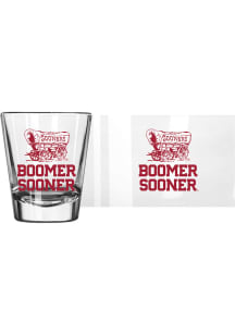 Oklahoma Sooners 2oz Boomer Sooner Wagon Shot Glass