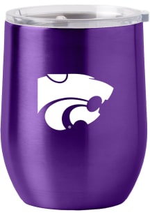 K-State Wildcats 16oz Gameday Curved Stainless Steel Stemless - Purple
