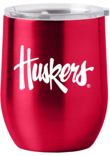 Nebraska Cornhuskers 16oz Gameday Curved Stainless Steel Stemless - Red