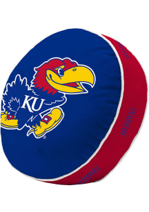 Kansas Jayhawks Puff Throw Pillow - Red