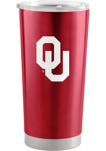 Logo Brands Oklahoma Sooners 20 oz Gameday Stainless Steel Tumbler - Crimson