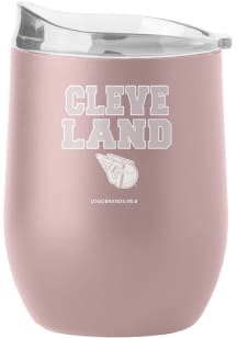 Cleveland Guardians 16OZ Powder Coat Stainless Steel Stemless - Navy Blue