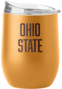 Ohio State Buckeyes 16OZ Powder Coat Stainless Steel Stemless - Brown