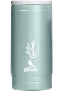Logo Brands St Louis Cardinals 12 OZ Slim Can Powder Coat Stainless Steel Coolie