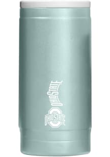 Logo Brands Ohio State Buckeyes 12 OZ Slim Can Powder Coat Stainless Steel Coolie