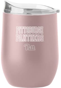 Pitt Panthers 16OZ Powder Coat Stainless Steel Stemless - Pink