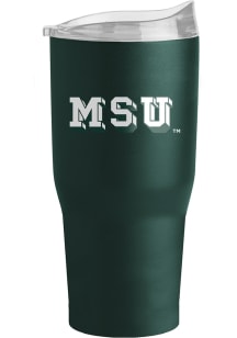 Logo Brands Michigan State Spartans Vault 30oz Flipside Powder Coat Stainless Steel Tumbler - Gree..