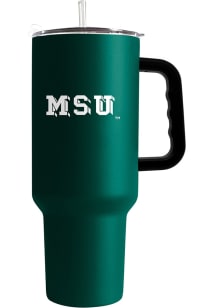 Logo Brands Michigan State Spartans Vault 40oz Flipside Powder Coat Stainless Steel Tumbler - Gree..
