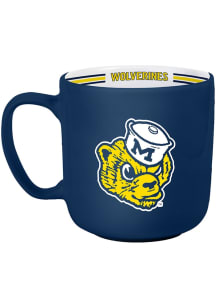 Michigan Wolverines Vault Logo Ceramic Mug - Blue