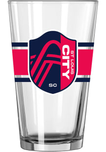 St Louis City SC 16oz Pint Glass - Red