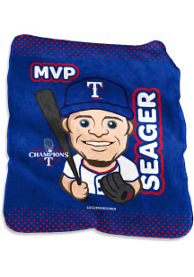 Texas Rangers 2023 World Series Champions MVP Fleece Blanket - Blue