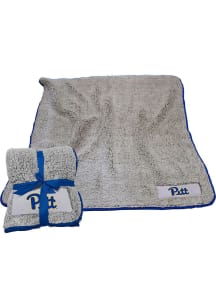 Pitt Panthers Frosty Fleece Sherpa Fleece Blanket - Blue