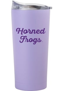 Logo Brands TCU Horned Frogs 20oz Flipside Lavender Stainless Steel Tumbler - Lavender