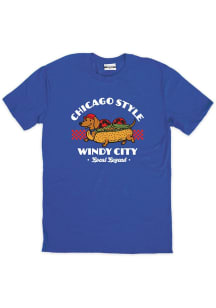Where I’m From Chicago Youth Blue Chicago Dog Short Sleeve T-Shirt