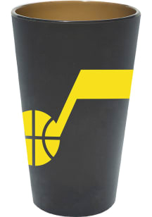 Utah Jazz 16oz Pint Glass - Black